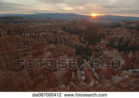 Sunset at Bryce Canyon National Park, Utah, USA View Large Photo Image Stock Image - Sunset at Bryce Canyon National Park, Utah, USA. Fotosearch