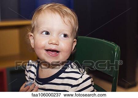 Toddler, portrait View Large Photo Image Stock Photo - Toddler, portrait. Fotosearch