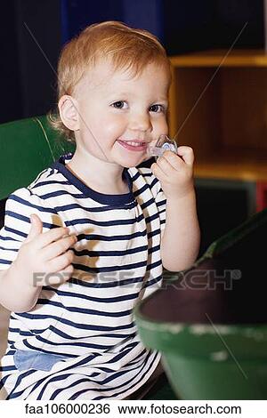 Toddler, portrait View Large Photo Image Stock Photograph - Toddler, portrait. Fotosearch