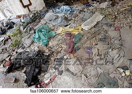 Trash and rubble at demolition site View Large Photo Image Stock Photo - Trash and rubble at demolition site. Fotosearch
