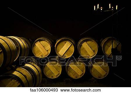 Wine barrels View Large Photo Image Stock Image - Wine barrels. Fotosearch