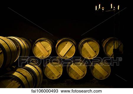 Wine barrels View Large Photo Image Stock Image - Wine barrels. Fotosearch