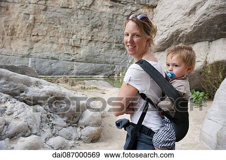 Woman hiking with young son at Big Bend National Park, Texas, USA View Large Photo Image Stock Photo - Woman hiking with young son at Big Bend National Park, Texas, USA. Fotosearch