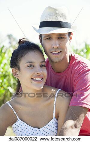 Young couple, portrait View Large Photo Image Stock Image - Young couple, portrait. Fotosearch