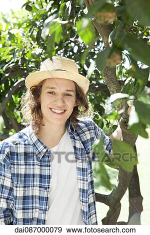 Stock Photo - Young man, portrait. Fotosearch