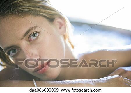 Young woman, portrait View Large Photo Image Stock Photo - Young woman, portrait. Fotosearch
