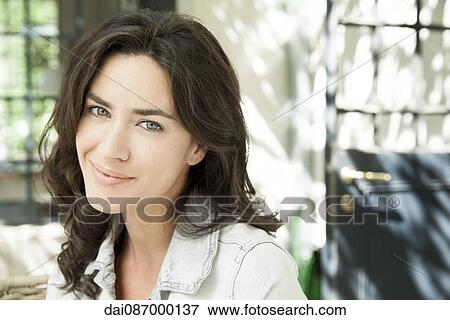 Young woman, portrait View Large Photo Image Stock Photo - Young woman, portrait. Fotosearch