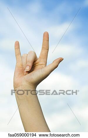 Hand in Karana mudra position View Large Photo Image Picture - Hand in Karana mudra position. Fotosearch