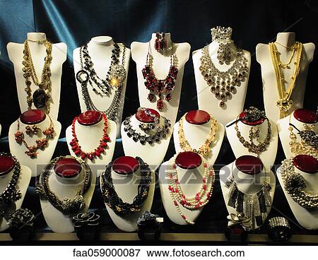 Jewelry display View Large Photo Image Stock Photo - Jewelry display. Fotosearch