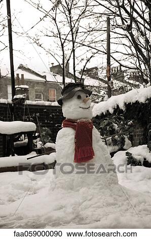 Snowman View Large Photo Image Stock Image - Snowman. Fotosearch