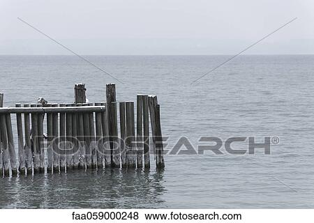 Stock Photo - Wintery lake scene. Fotosearch