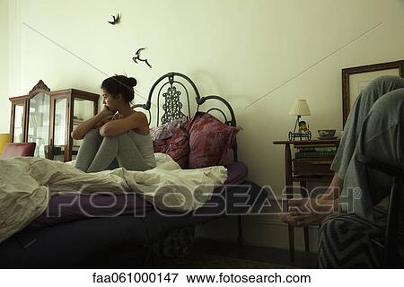 Stock Photo - Couple experiencing relationship difficulties. Fotosearch