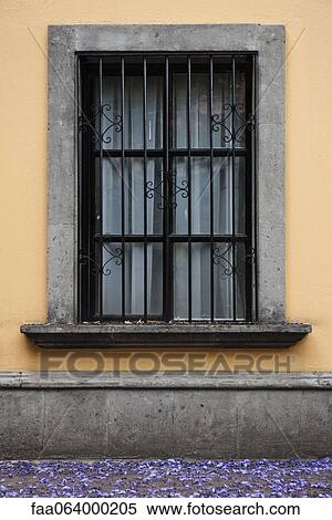 Barred window View Large Photo Image Stock Photography - Barred window. Fotosearch