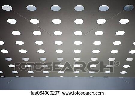 Stock Photo - Ceiling lights. Fotosearch