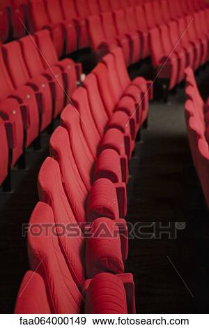 Empty theater seats View Large Photo Image Stock Photo - Empty theater seats. Fotosearch