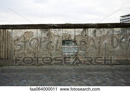 Stock Image - Germany, Berlin, Berlin Wall at Zimmerstrasse. Fotosearch