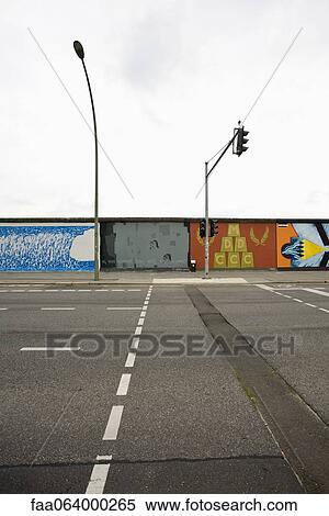 Stock Photography - Germany, Berlin, Berlin Wall, East Side Gallery. Fotosearch