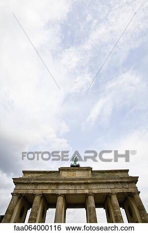 Germany, Berlin, Brandenburg Gate (West Berlin view) View Large Photo Image Stock Photograph - Germany, Berlin, Brandenburg Gate (West Berlin view). Fotosearch
