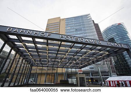 Germany, Berlin, Potsdamer Platz Station View Large Photo Image Stock Photography - Germany, Berlin, Potsdamer Platz Station. Fotosearch