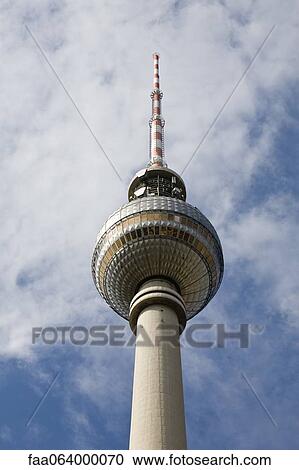 Germany, Berlin, the Fernsehturm (television tower) View Large Photo Image Stock Image - Germany, Berlin, the Fernsehturm (television tower). Fotosearch