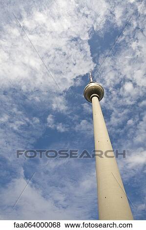 Germany, Berlin, the Fernsehturm (television tower) View Large Photo Image Stock Photo - Germany, Berlin, the Fernsehturm (television tower). Fotosearch