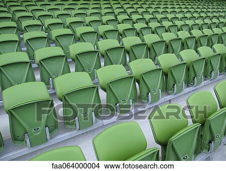 Picture - Stadium seating. Fotosearch