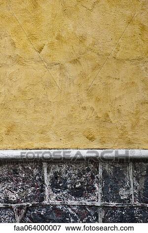 Stock Photo - Stucco wall, close-up. Fotosearch