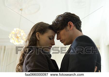 Couple embracing View Large Photo Image Stock Photo - Couple embracing. Fotosearch