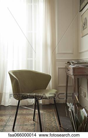 Picture - Empty chair in home. Fotosearch