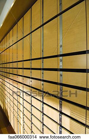 Mailboxes in office building View Large Photo Image Picture - Mailboxes in office building. Fotosearch