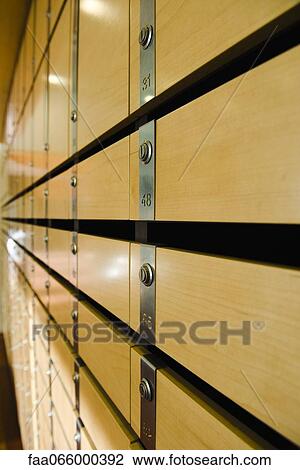 Mailboxes in office building View Large Photo Image Stock Image - Mailboxes in office building. Fotosearch