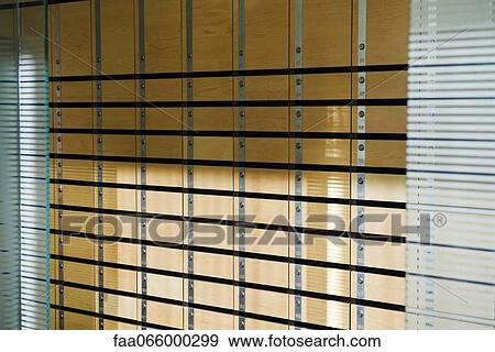 Stock Photo - Mailboxes in office building. Fotosearch