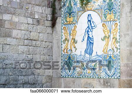 Tiled mural View Large Photo Image Stock Image - Tiled mural. Fotosearch