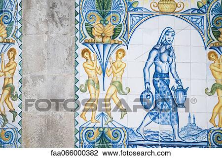 Tiled mural View Large Photo Image Stock Image - Tiled mural. Fotosearch