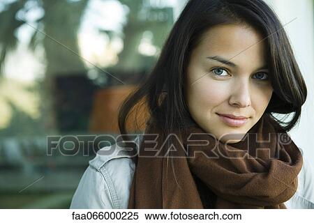 Young woman, portrait View Large Photo Image Stock Photography - Young woman, portrait. Fotosearch