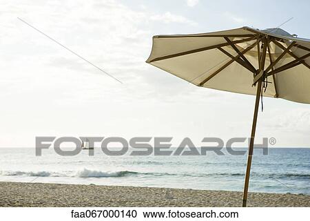 Stock Image - Beach umbrella. Fotosearch