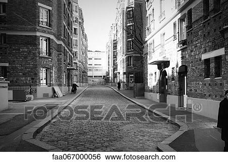 Stock Photograph - Cobblestone street. Fotosearch