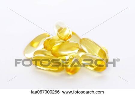 Cod liver oil capsules View Large Photo Image Stock Photograph - Cod liver oil capsules. Fotosearch