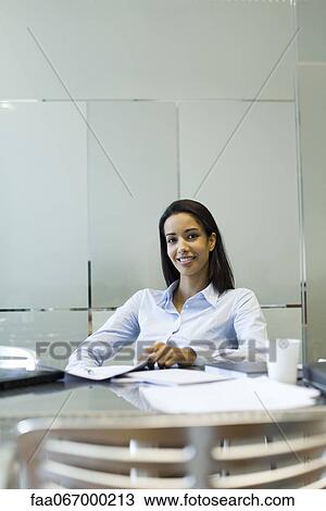 Confident businesswoman, portrait View Large Photo Image Stock Image - Confident businesswoman, portrait. Fotosearch