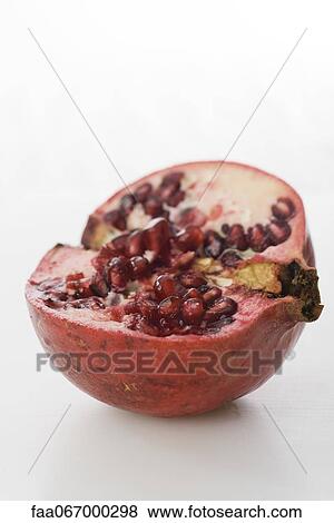Stock Photo - Pomegranate, cross section. Fotosearch