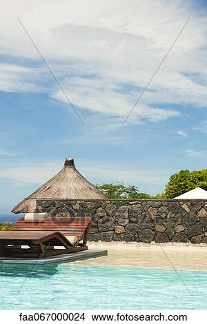 Picture - Resort swimming pool. Fotosearch