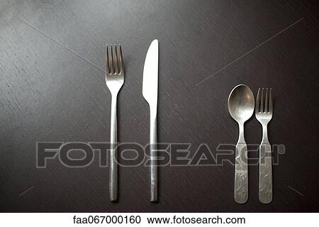 Stock Image - Silverware. Fotosearch