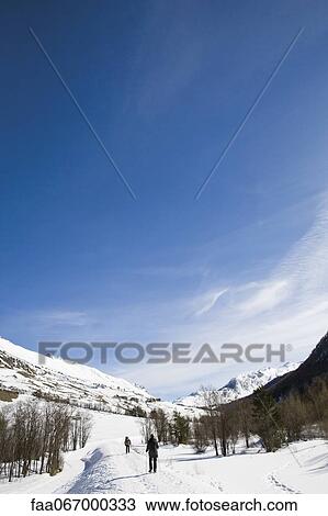 Snowshoeing View Large Photo Image Stock Image - Snowshoeing. Fotosearch