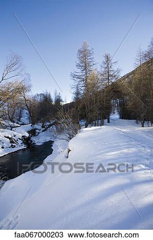 Snowy landscape View Large Photo Image Stock Image - Snowy landscape. Fotosearch