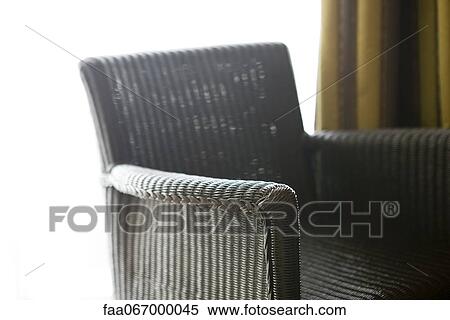 Stock Photography - Wicker chair. Fotosearch