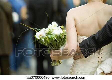 Bride and groom, cropped rear view View Large Photo Image Stock Image - Bride and groom, cropped rear view. Fotosearch