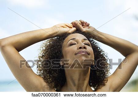 Enjoying fresh air outdoors View Large Photo Image Stock Image - Enjoying fresh air outdoors. Fotosearch