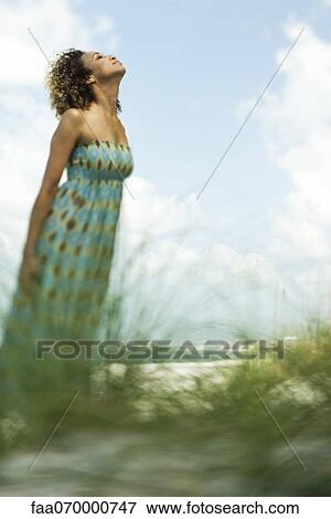 Enjoying fresh air outdoors View Large Photo Image Stock Photo - Enjoying fresh air outdoors. Fotosearch