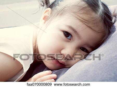Stock Photo - Little girl. Fotosearch