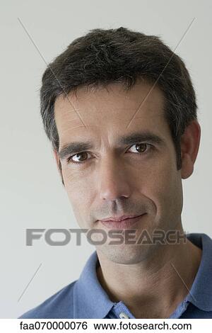 Stock Photograph - Man, portrait. Fotosearch